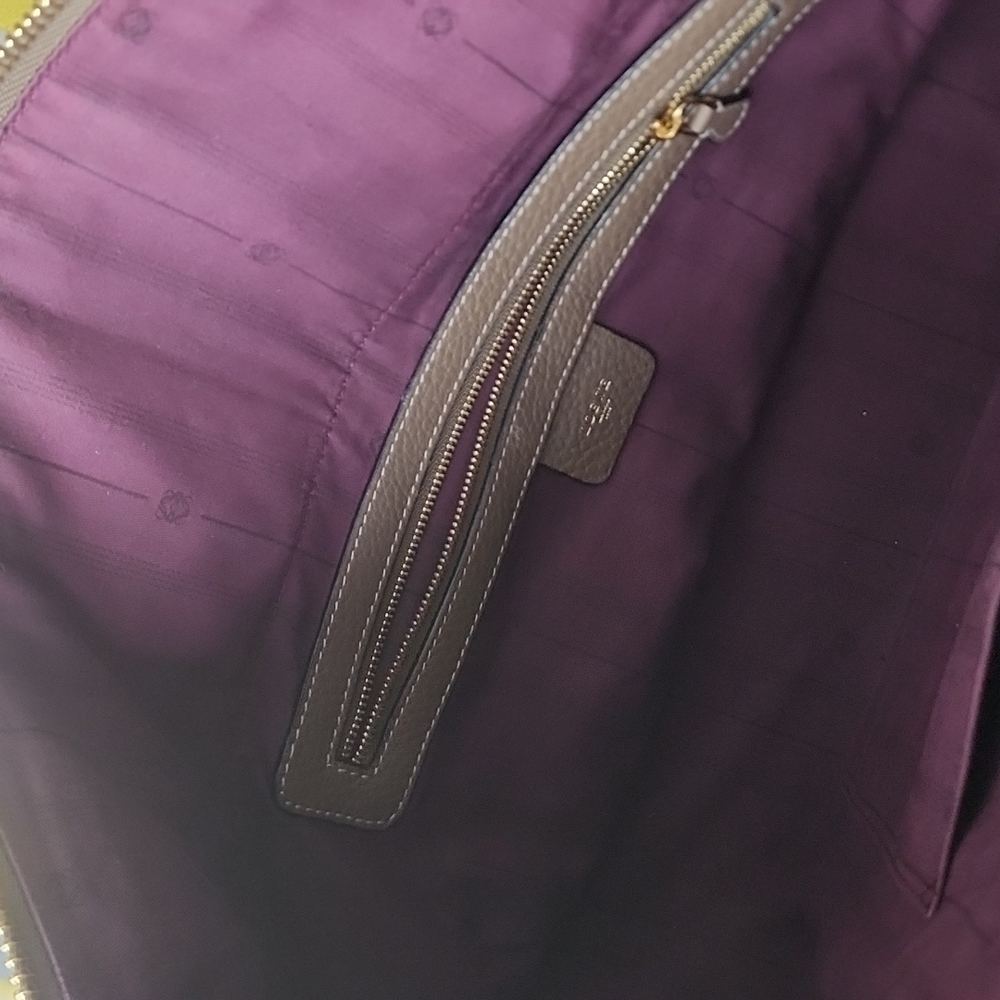 Loewe May 36 Leather Ostrich Large Satchel Handle Bag - Picture 12 of 16